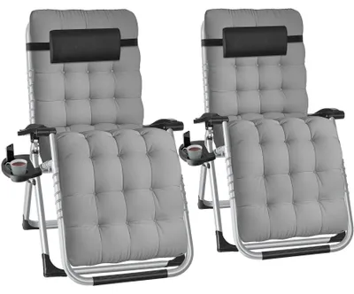 Produktbild von tectake® Sonnenliege Cloud klappbar, stufenlos verstellbar