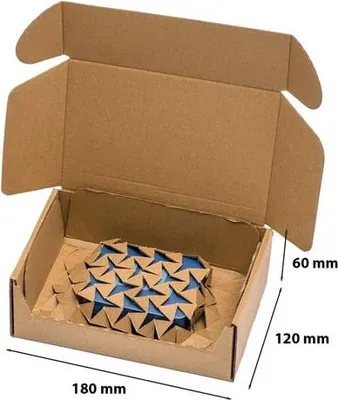 Image de Carton avec découpe 180 x 120 x 60 mm (extérieur) F427 avec insert de stabilisation