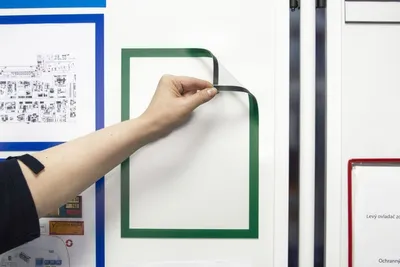 Produktbild von Magnetrahmen Solo Pro DIN A3 PVC blau 10 St./Pack.