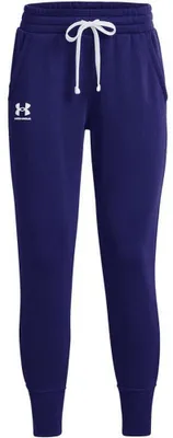 Immagine prodotto di Under Armour - Pantaloni da jogging "Rival" da donna PP669 (S Regular) (blu navy scuro)