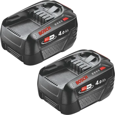 Obrázek produktu pro Bosch 2x PBA 18V 4,0Ah W-C baterie 18 V 4,0 Ah POWER FOR ALL ( 2x 1600A011T8 )