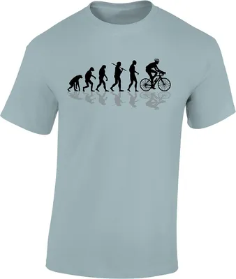Productafbeelding van Heren fietsshirt van katoen met zeefdruk voor racefiets, MTB en gravelbike