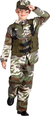 Immagine prodotto di Boland - Costume da soldato bambino - costume da militare bambino 4-6 anni