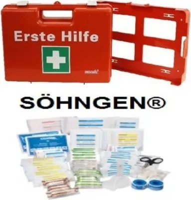 Produktbild von Erste Hilfe Koffer 126-teilig mit Füllung Söhngen 20 Jahre Haltbar DIN 13169