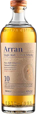 Produktbild von Arran Single Malt Scotch Whisky, 10 Jahre, 46% Vol. 0,7 l