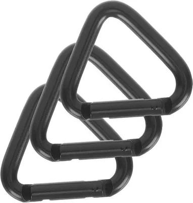 Produktbild von Aluminiumkarabiner mit robustem Klettergurt für Schlüssel, Camping und Wandern