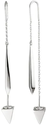 Produktbild von Durchzieher lange Ohrhänger Ohrringe aus 925 Silber Ohrschmuck für Damen