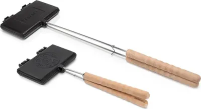 Produktbild von Petromax Waffeleisen - Gusseisen - langer Griff