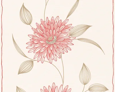 Produktbild von A.S. Création Vliestapete Viora, beige, rot, weiss, 10,05 m x 0,53 m, 133823, 1338-23