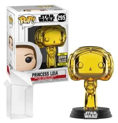 Produktbild von Funko Pop! Star Wars - Princess Leia (Gold) #295 2019 Galactic Convention Exclusive