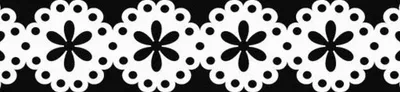 Produktbild von HEYDA Papierspitze selbstklebend Blumen 2 m x 10 mm Papier weiss
