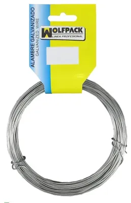 Verzinkter Draht Nr. 8, 1,3 mm, Rolle 250 g