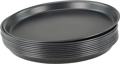 Produktbild von 10 Stück Pizzablech rund aus Blaublech Ø28cm schwere Profiqualität