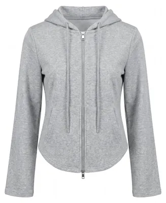 Image de Pull à capuche pour femmes UCY - gris, taille XXS