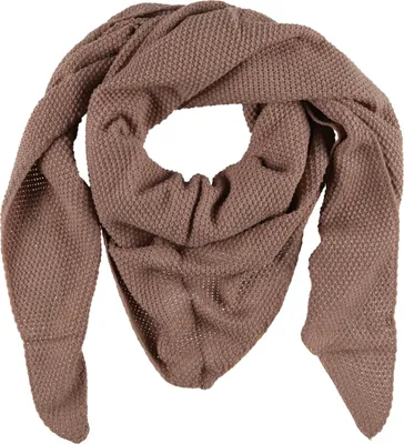Produktbild von XXL Schal Damen Stricktuch Dreiecksschal Winterschal Braun