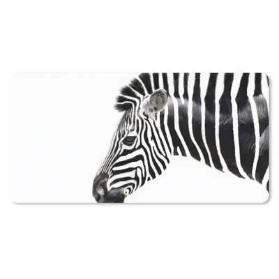 Produktbild von MuchoWow® Mauspad Mousepad Zebra - Tiere - Weiß 60x30 cm - Mousepads - Maus Mat - Pad - Mausunterlage - Nachhaltig