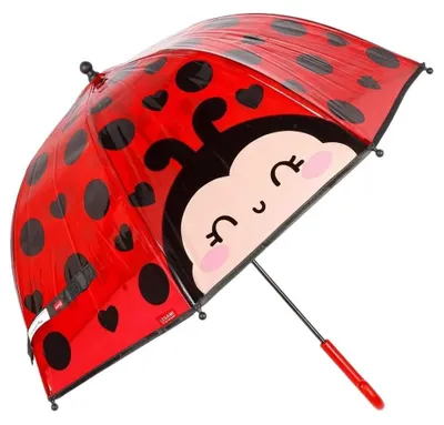 Produktbild von Legami Dancin In The Rain Kids Umbrella Ladybug, Regenschirm, Schirm, Kinder, Marienkäfer, KUM0007