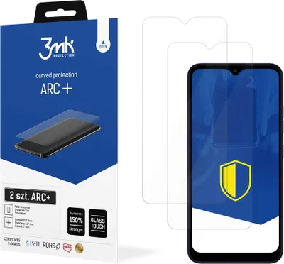 Produktbild von 3mk Display Schutzfolie ARC+ für LG K22  0,17mm Self-Heal (2 Stück)