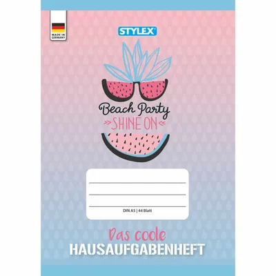 Produktbild von Stylex Das pfiffige Hausaufgabenheft DIN A5 48Bl.