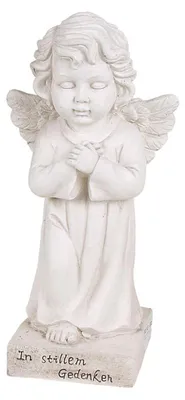 Image de Pierre tombale Ange debout 56cm Ange gardien Décoration funéraire Statue Déco