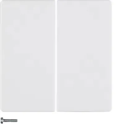 Produktbild von Berker 85142129 Taste 2fach polarweiß samt Berker Q.1/Q.3