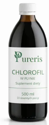 Zdjęcie produktu dla Chlorofil w płynie 500ml PURERIS
