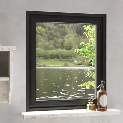 Produktbild von The Living Store Magnet-Insektenschutz für Fenster Anthrazit 100x120 cm