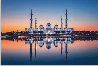 Produktbild von ARTland Wandbild Alu für Innen & Outdoor Scheich-Zayid-Moschee III Größe: 90x60 cm