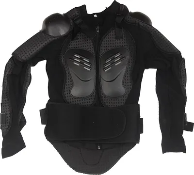Produktbild von Protektorenjacke für Erwachsene schwarz Größe L