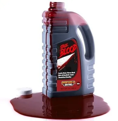 Zdjęcie produktu dla Sztuczna krew do makijażu halloween sceniczny efekt 907 ml kostium