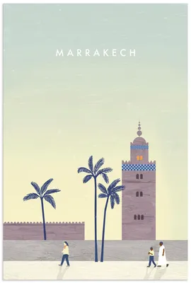 Produktbild von ARTland Wandbild Alu für Innen & Outdoor Marrakech Größe: 80x120 cm