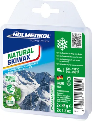 Produktbild von HOLMENKOL NATURAL SKIWAX 2X35 G 000 - One Size