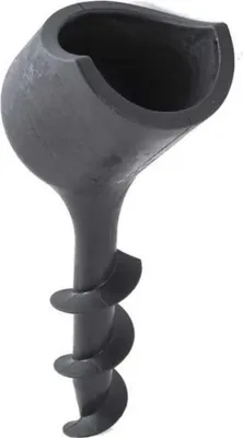 Immagine prodotto di Korum Leverage Butt Screw Rod Holder Nero Nero Taglia Unica