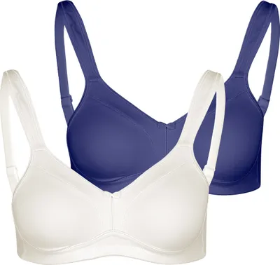 Produktbild von SUSA 2er Pack Comfort Topsy BH ohne Bügel Nahtlose Cups, Sorgt für sicheren Halt, Angenehm auf der Haut