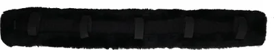 Produktbild von Engel Reitsport Lammfell Brustblattunterlage Schwarz/Schwarz 100x10cm