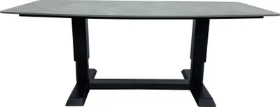 Produktbild von Lifttisch Terrano mit Aluminiumgestell, witterungs- und UV-beständig, Grau/Anthrazit