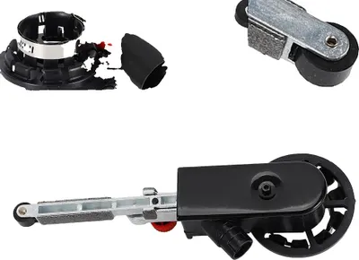 Produktbild von Winkelschleifer-Adapter, langlebige Konstruktion, einfach zu bedienen, schwarz