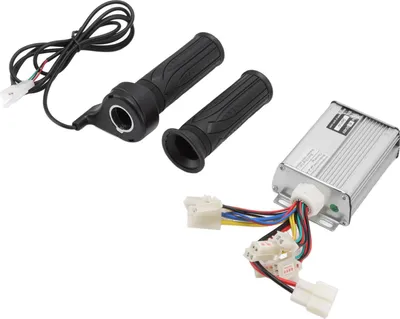 Image de Régulateur de vitesse pour moteur à brosse, 48 V, 1000 W, boîtier régulateur de vitesse avec poignée tournante pour scooter électrique de vélo