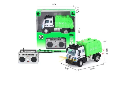 Produktbild von R/C Mini Technical Services / Müllwagen 1:64