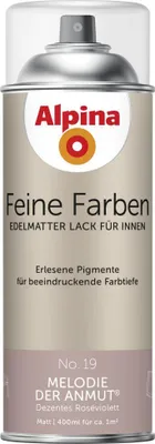 Produktbild von Alpina Feine Farben Sprühlack Melodie der Anmut dezentes roséviolett 400 ml