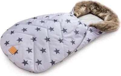 Produktbild von Winterschlafsack für Kinderwagen oder Schlitten - Grey Stars Winter