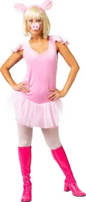 Produktbild von Schweine Kostüm Schweinchen Pinky für Damen