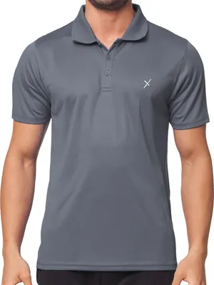 Produktbild von CFLEX Herren Sport Shirt Fitness Polo-Shirt Sportswear Collection - Grau M