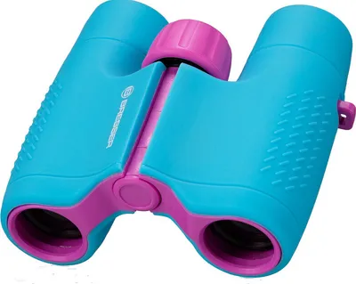 Produktbild von Bresser Optics BRESSER Junior 6x21 Kinderfernglas in verschiedenen Farben blau, Dach, 6x, 2,1 cm, Blau, Pink, 168 g