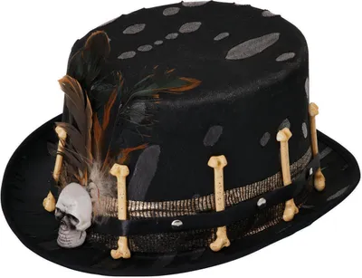 Produktbild von Black Top Hat Voodoo Style - Einheitsgröße
