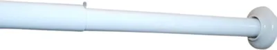 Produktbild von Duschstange Teleskopstange Klemmstange 70-120cm weiß Duschvorhang-Stange