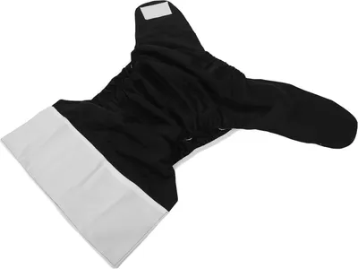 Image de Couches lavables en tissu pour adultes, réutilisables, respirantes, couches pour l'incontinence, sous-vêtements pour hommes et femmes, noir