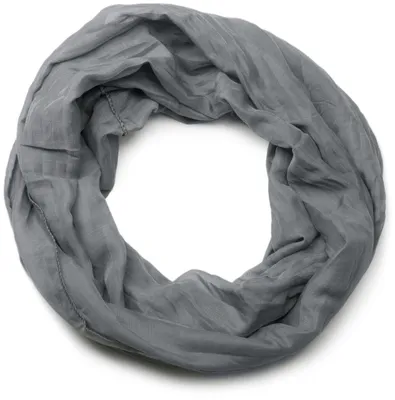 Produktbild von styleBREAKER leichter unifarbener Loop Schlauchschal | Sommerschal aus fließendem Material | Seidiges Halstuch für Damen & Herren | Weich, Luftig & Modisch | 77 x 46 cm
