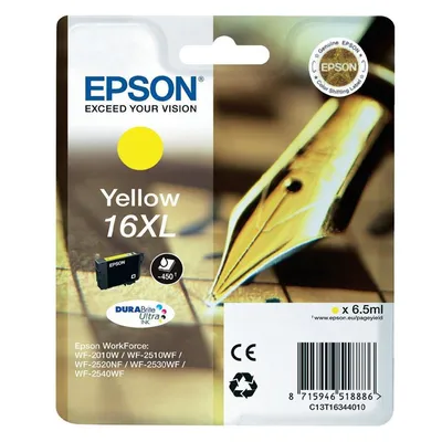 Produktbild von Epson 16XL Druckerpatrone gelb