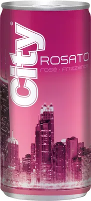 Image de City Rosato Rose Frizzante Secco Vin rose en boîte 200ml